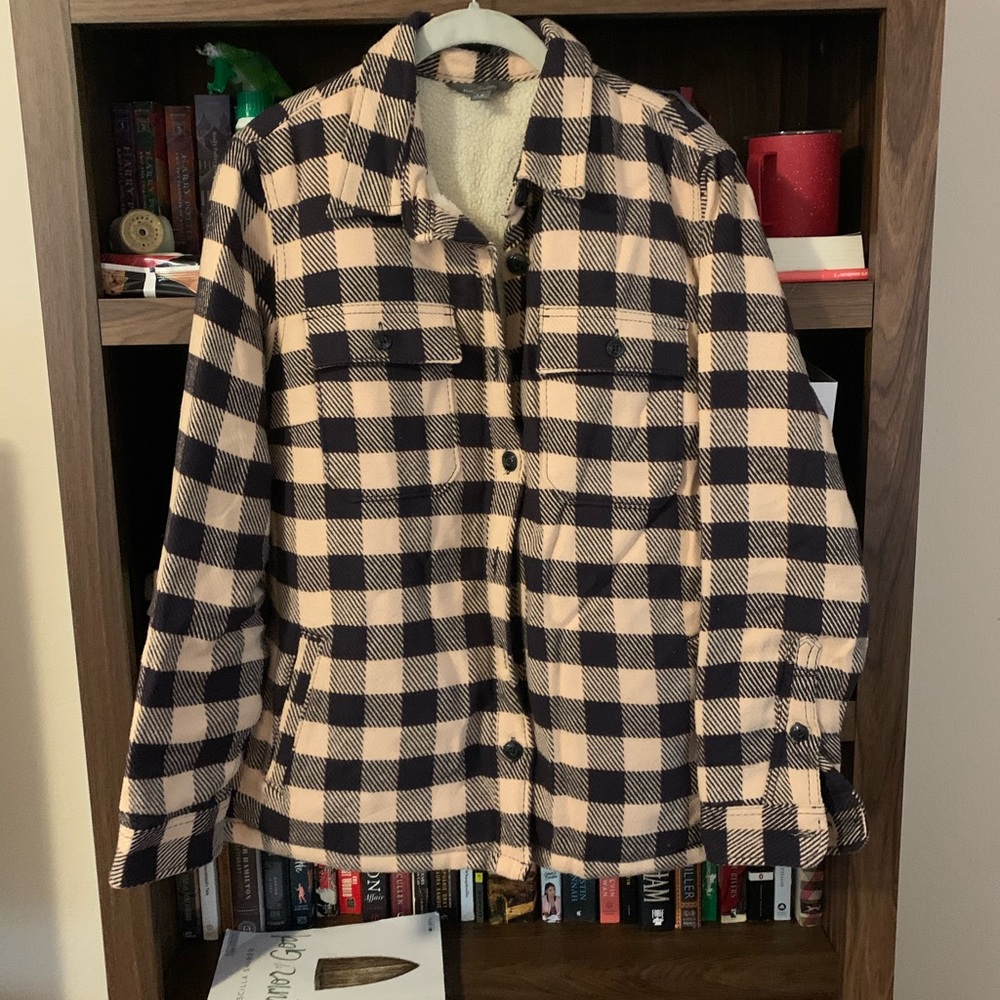 L.L. Bean Archive Sherpa flannel jacket